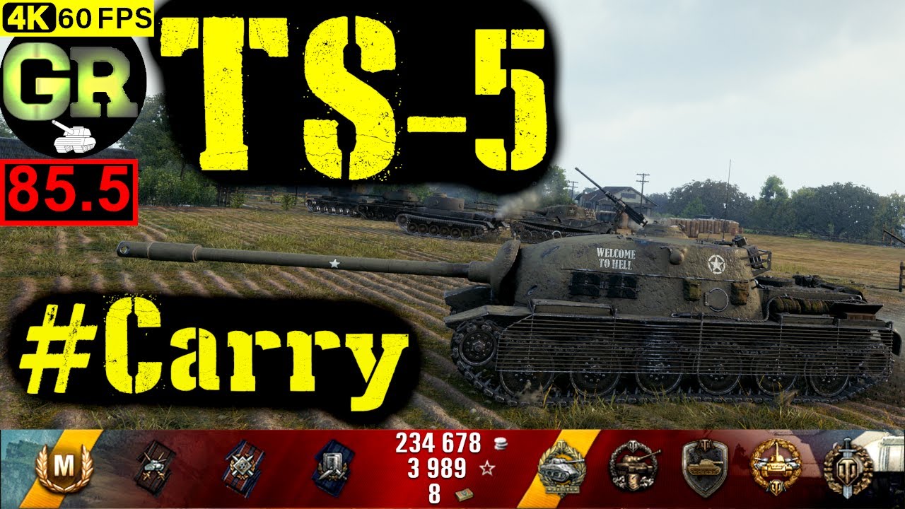 85_World of Tanks TS-5 WoT Replay - 8 Kills 6.2K DMG(Patch 1.5.0)