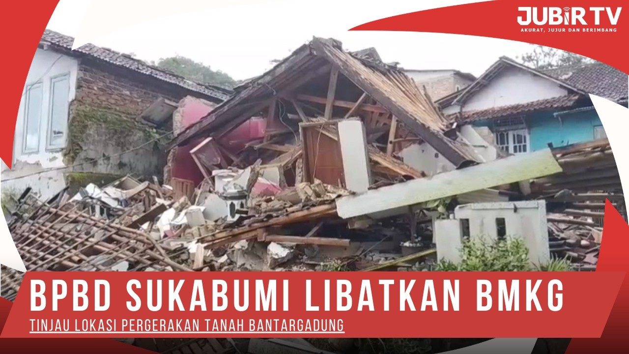 BPBD Sukabumi Libatkan BMKG Tinjau Lokasi Pergerakan Tanah Bantargadung