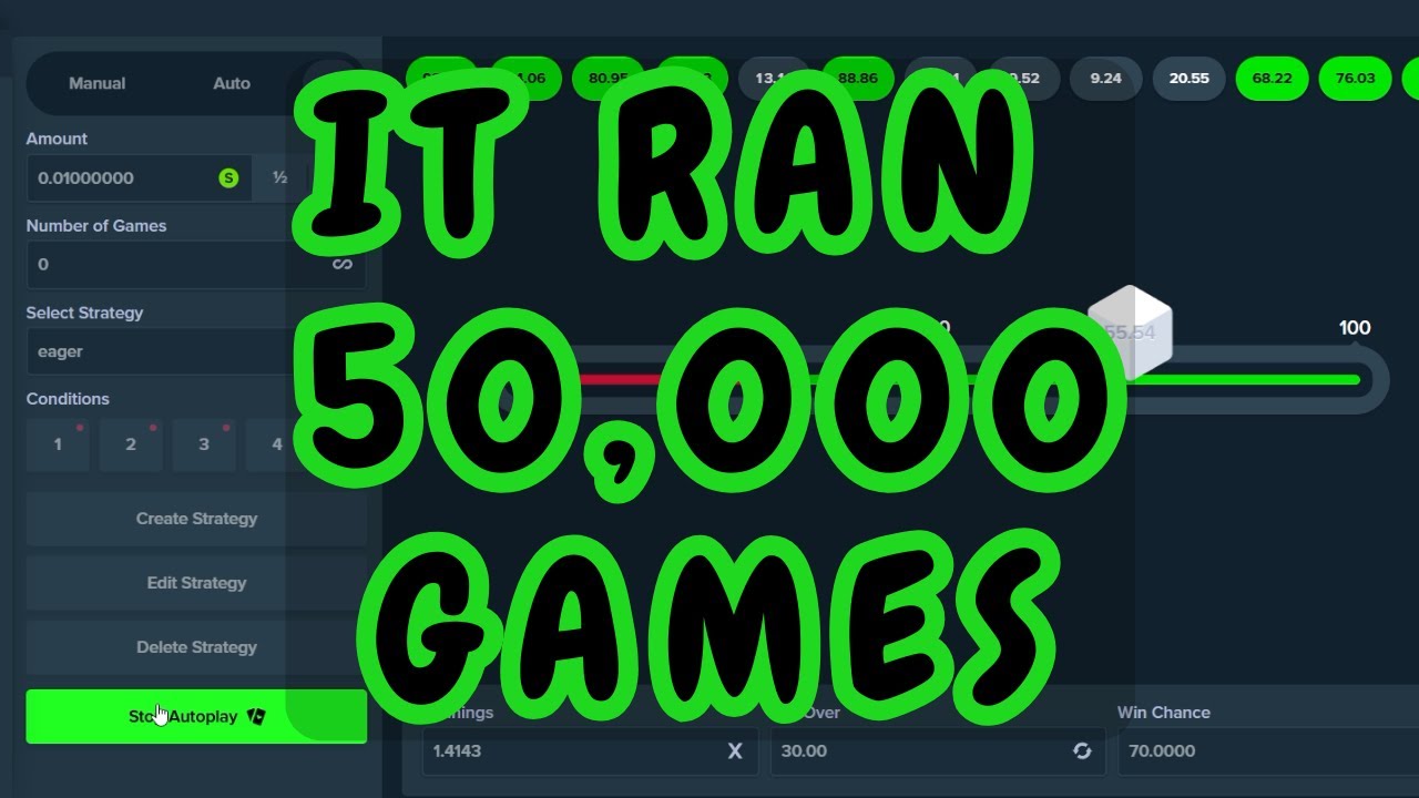I Let a Stake Dice Strategy Run 4 Hours