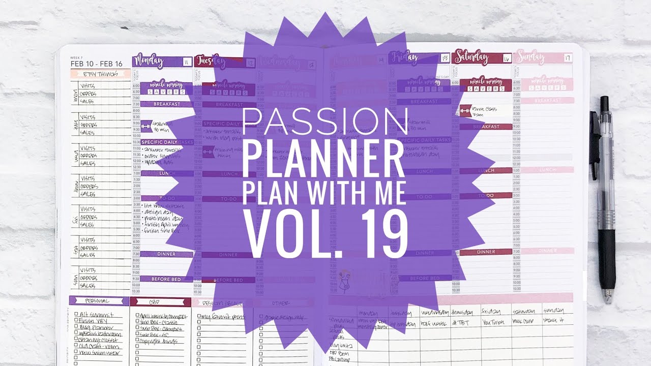 Plan With Me! | Vol. 19 - Valentine's Day Week