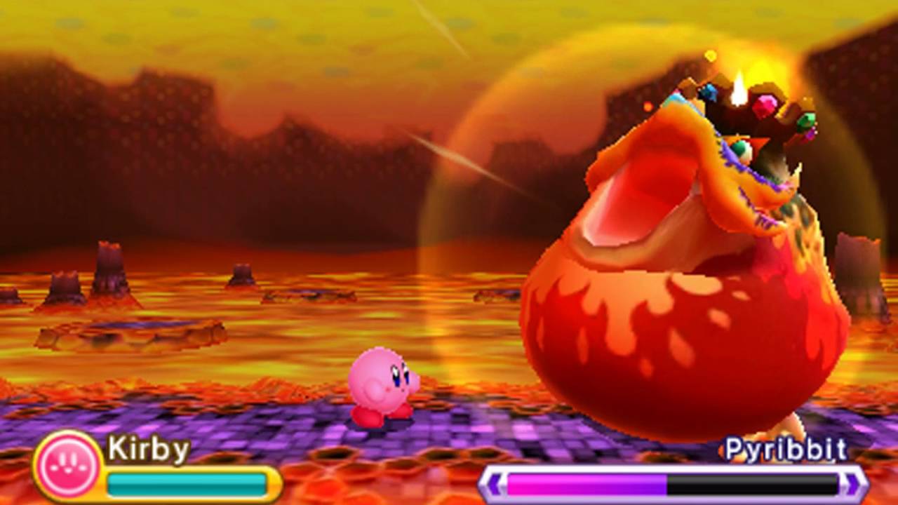 Kirby: Triple Deluxe Boss 5 - Pyribbit