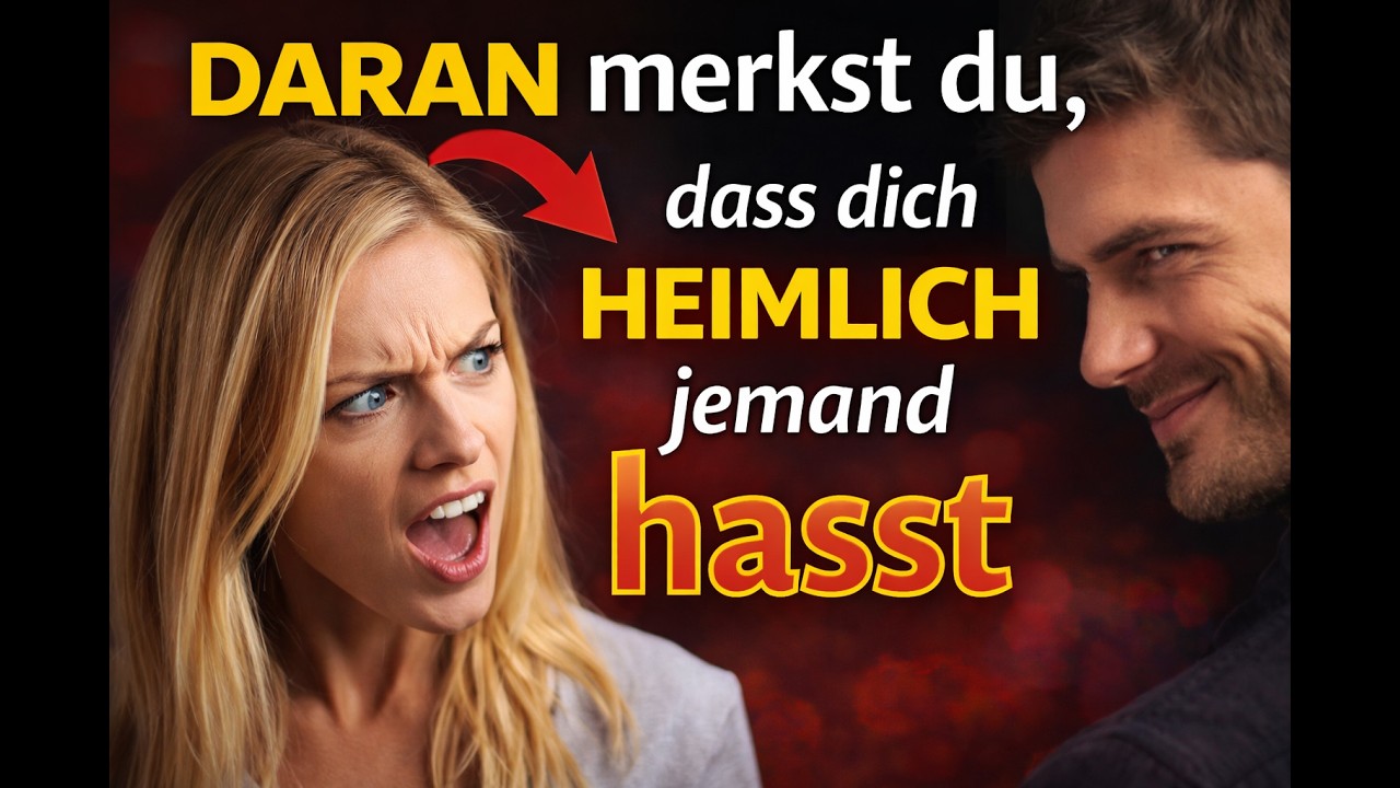 DARAN merkst du, dass dich HEIMLICH jemand hasst