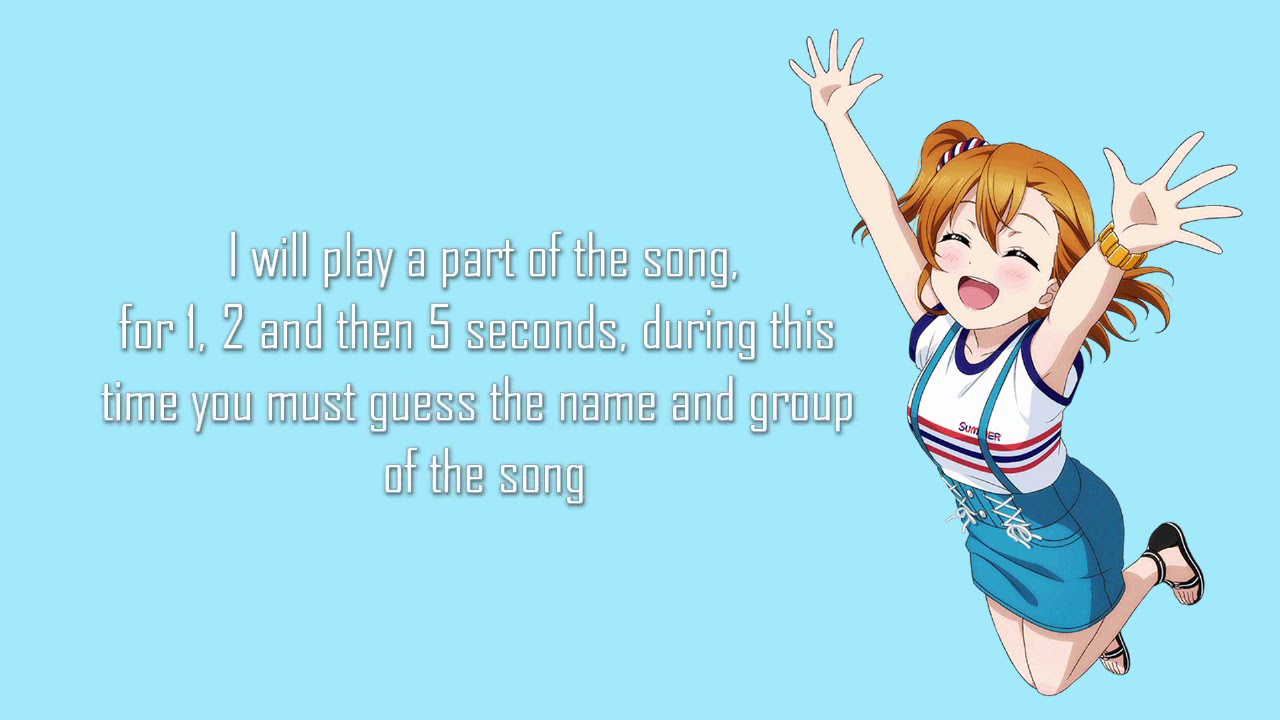 Guess the Love Live Song