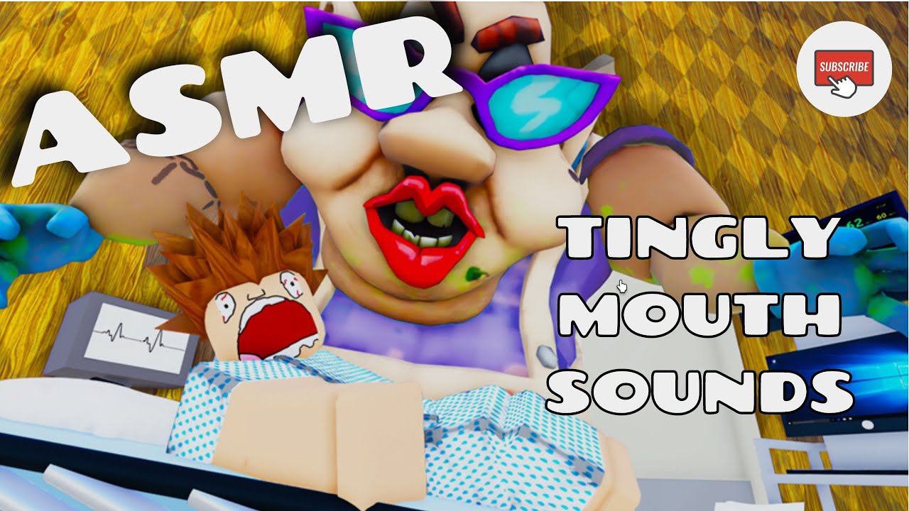 Roblox ASMR Sally's Hospital Run! (Obby)  Mouth Sounds (Super Tingly)