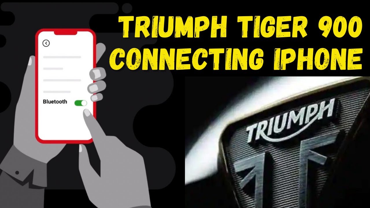 Triumph Tiger 900 — подключение iPhone для навигации с помощью приложения MyTriumph