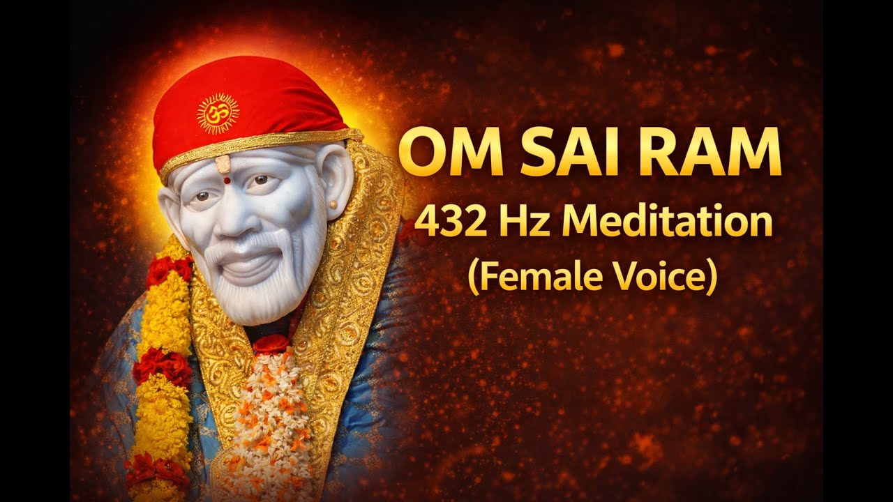 Om Sai Ram | Meditation Chant | Female Voice | Peaceful Sai Baba Mantra #OmSaiRam #SaiBabaMantra