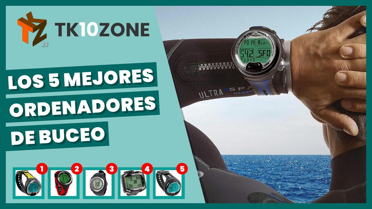 Los 5 mejores ordenadores de buceo