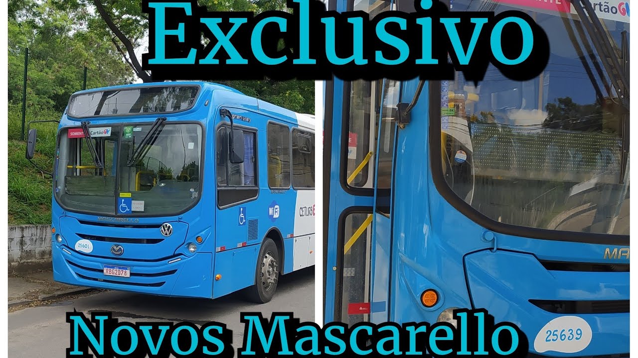 veja os  Ônibus Novos e Velhos Mascarello.