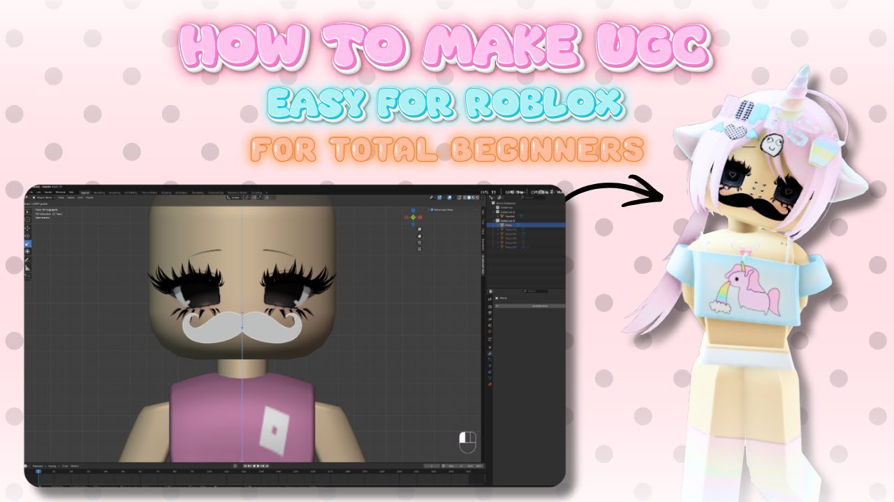 HOW TO MAKE ROBLOX UGC FOR TOTAL BEGINNERS!