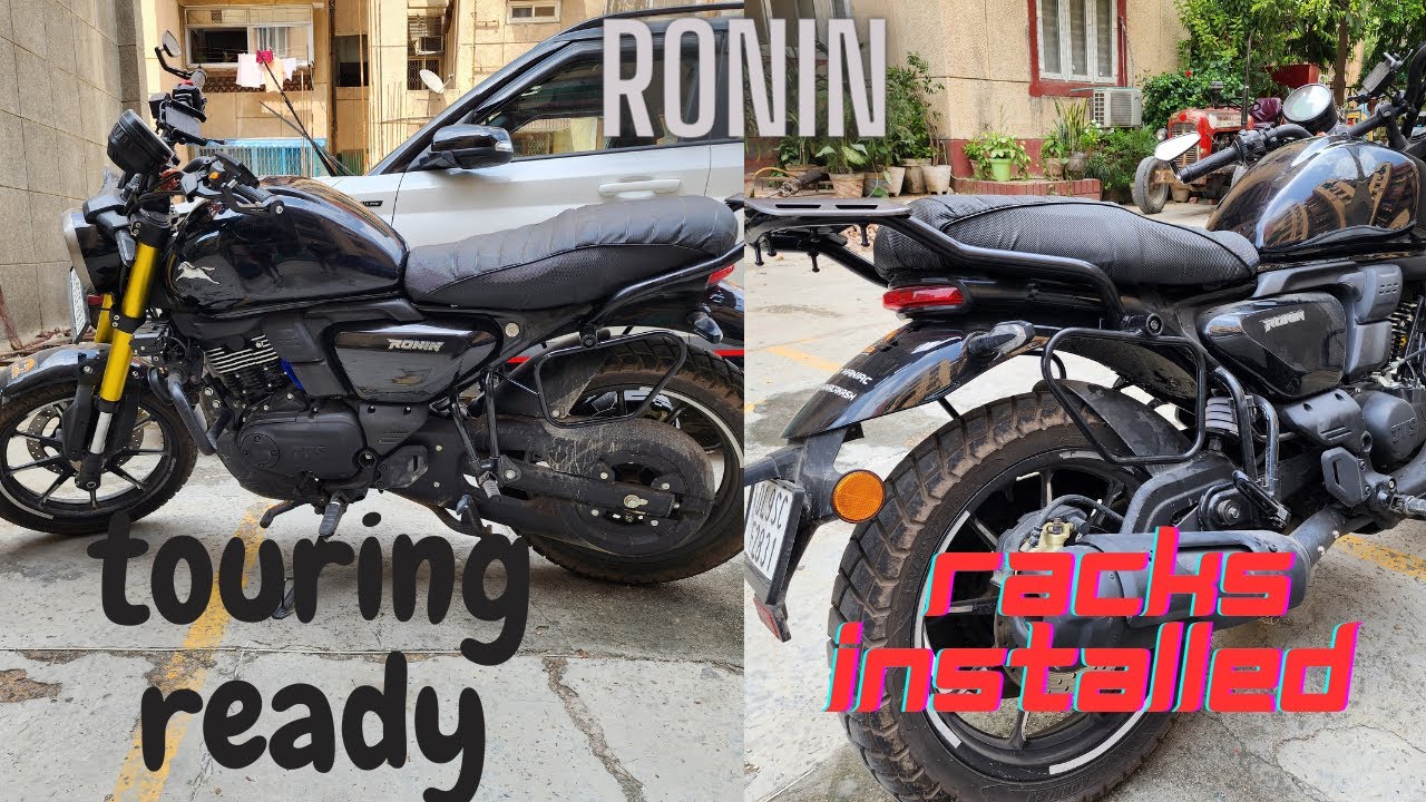 TVS RONIN REAR & SIDE RACKS INSTALLED II OFFICIAL ACCESSORIES II DETAILED VIDEO & INSTALLATION