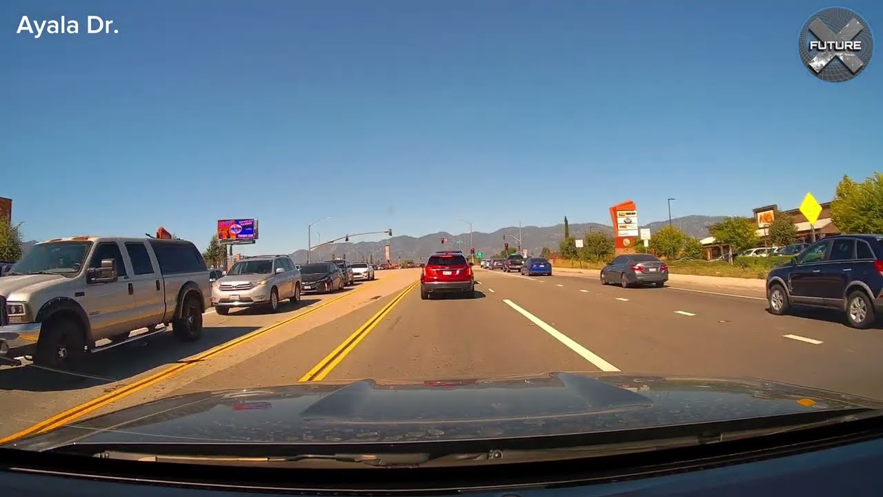 Driving To Rialto California 210 W Freeway