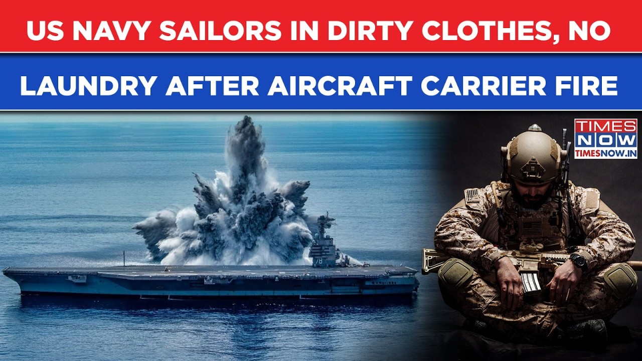 Iran War: USS Gerald Ford Sailors With Dirty Clothes, No Laundry, Leaving War Zone, US Embarrassed?