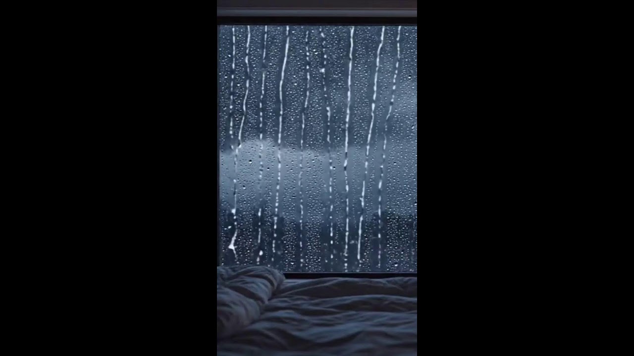 Heavy Rain & Thunder Sounds 🌙 | Self Recorded | Night Sleep ASMR Live
