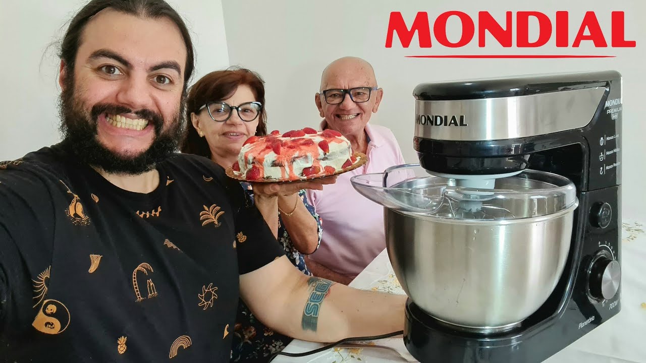 Unboxing (desembalando) Mondial Batedeira Planetaria Premium Inox