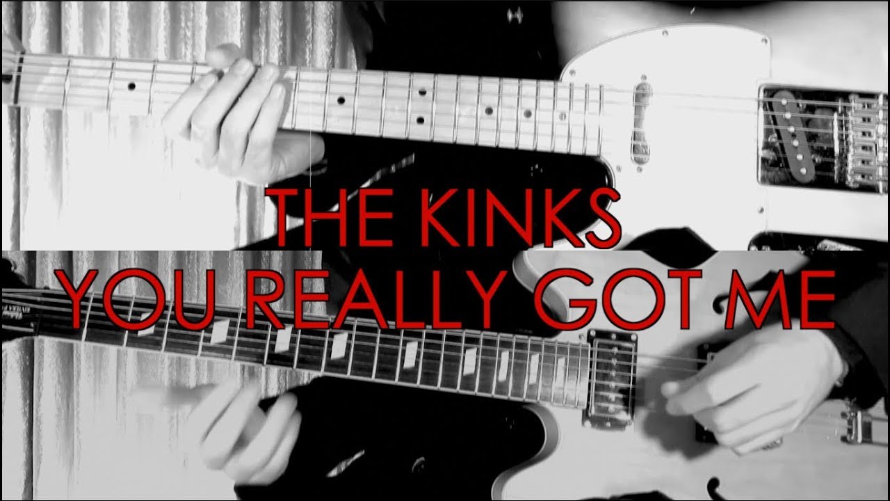 You Really Got Me - The Kinks  ( Guitar Tab Tutorial & Cover )