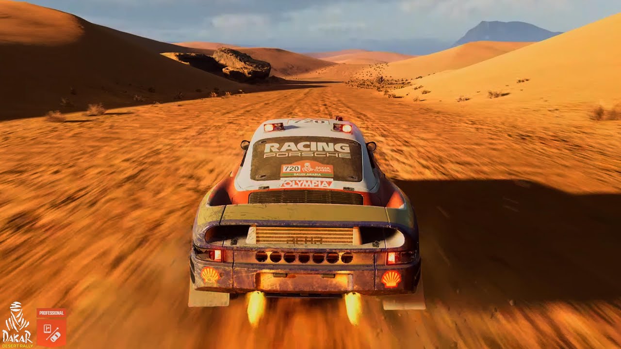Dakar Desert Rally - Porsche 959 Paris-Dakar '86 - Buraydah 81KM Professional Old Vs New [4KPS5]