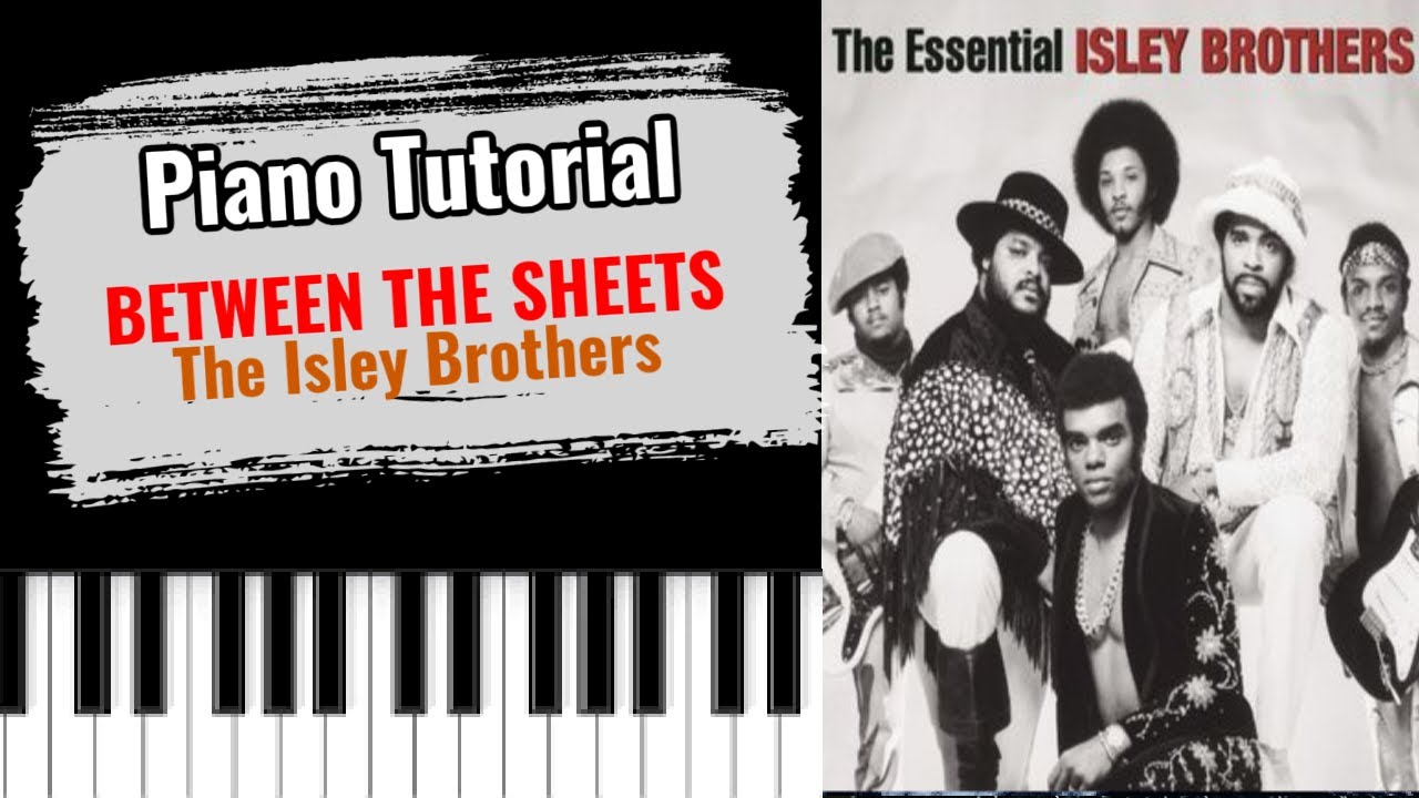 🎹BETWEEN THE SHEETS от The Isley Brothers (легкий бесплатный урок игры на фортепиано)