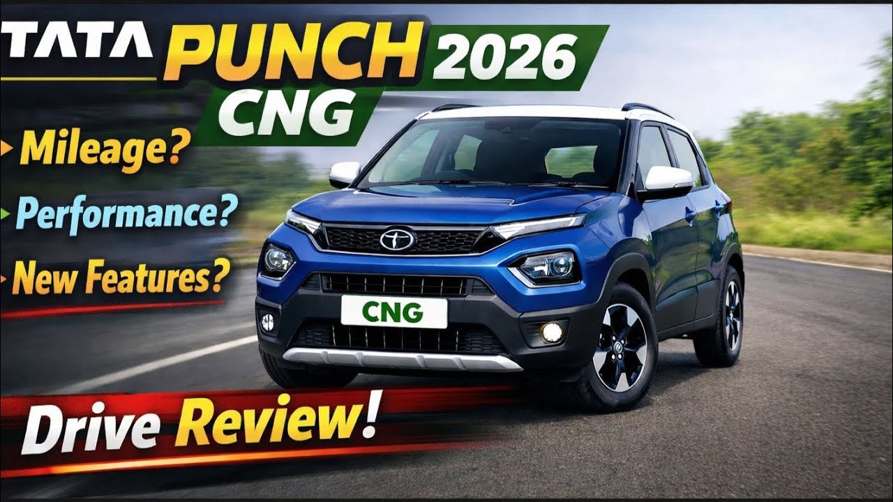 Tata Punch CNG Drive Review 2026 : Features, Price & Real Road Mileage Test 😱🔥