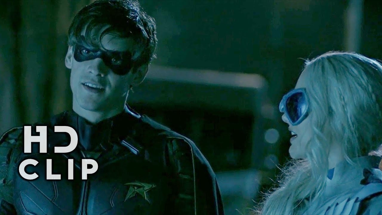 Titans S01 E02 || Dove Thinking About Her Past  || Fight scene HD (2018)