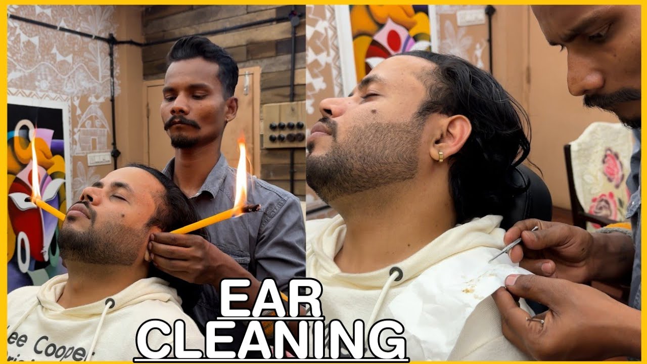 Intense wax removal and deep ear cleaning by Master cracker #asmr