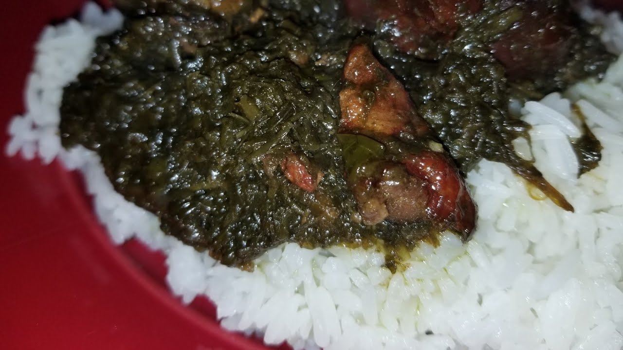 Liberian Fried Potatoes Greens