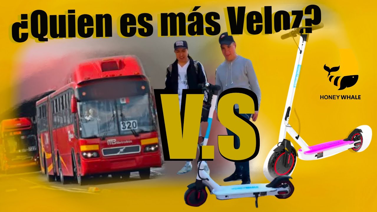 Scooter S2 Honey Whale vs Metrobus CDMX