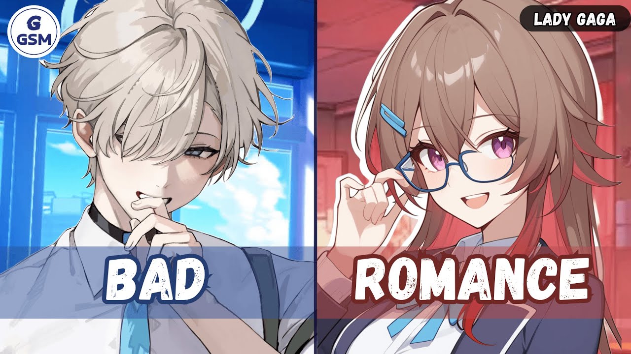 Nightcore - Bad Romance (Switching Vocals) - (Lyrics)