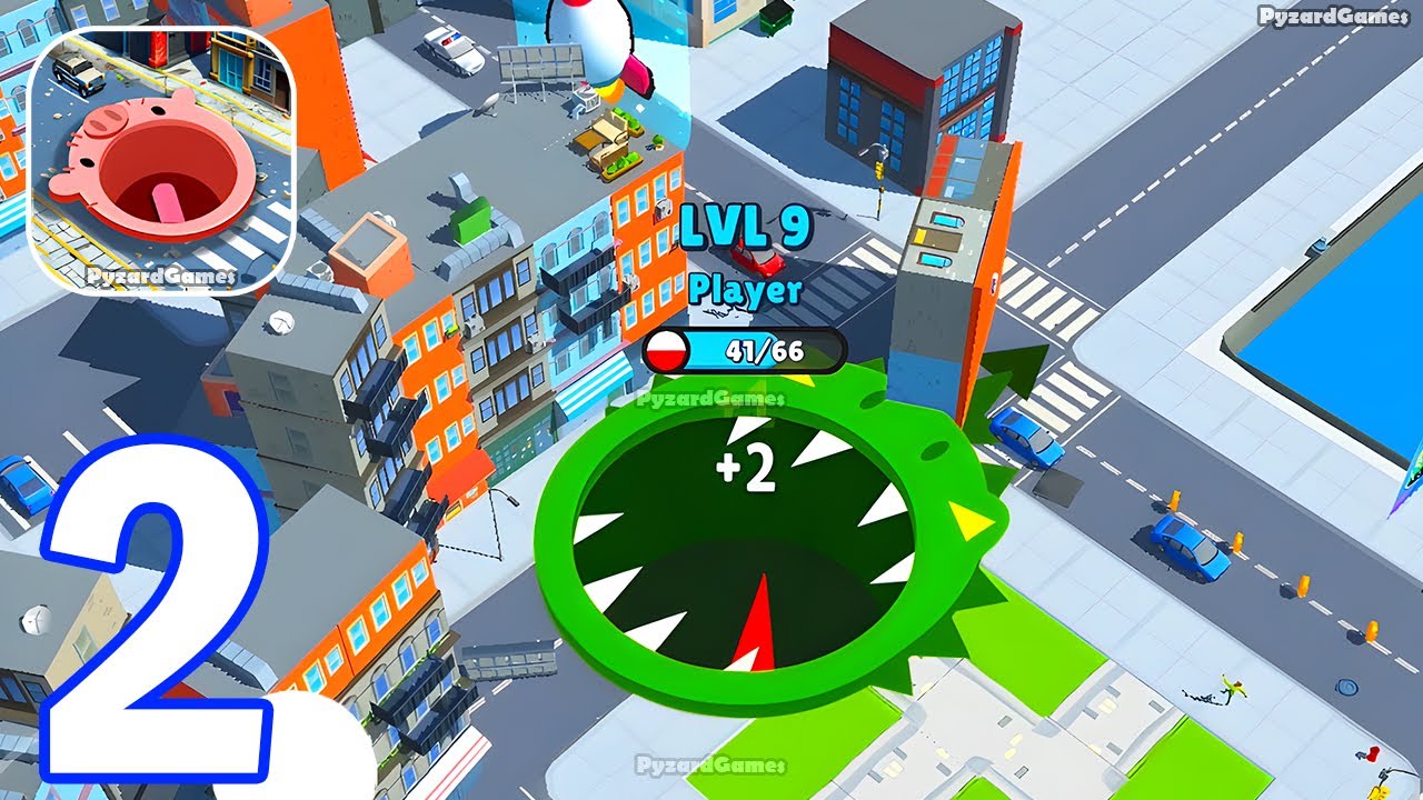 Hole.io - Gameplay Walkthrough Part 2 Black Hole Game - iOS, Android Gameplay