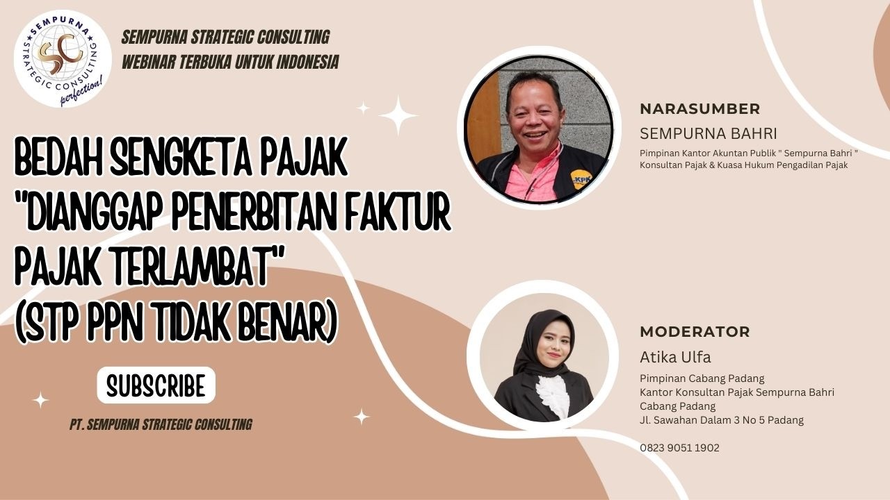 BEDAH SENGKETA PAJAK 