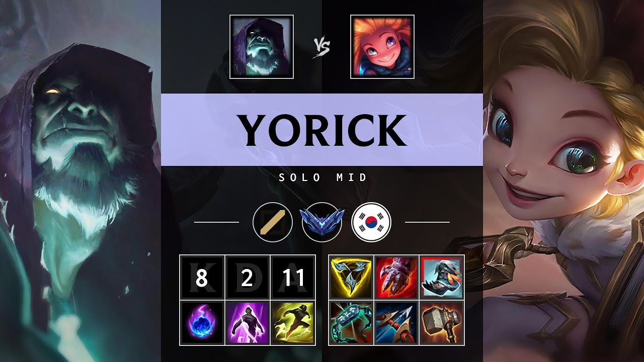 Yorick Mid vs Zoe - KR Diamond Patch 25.13