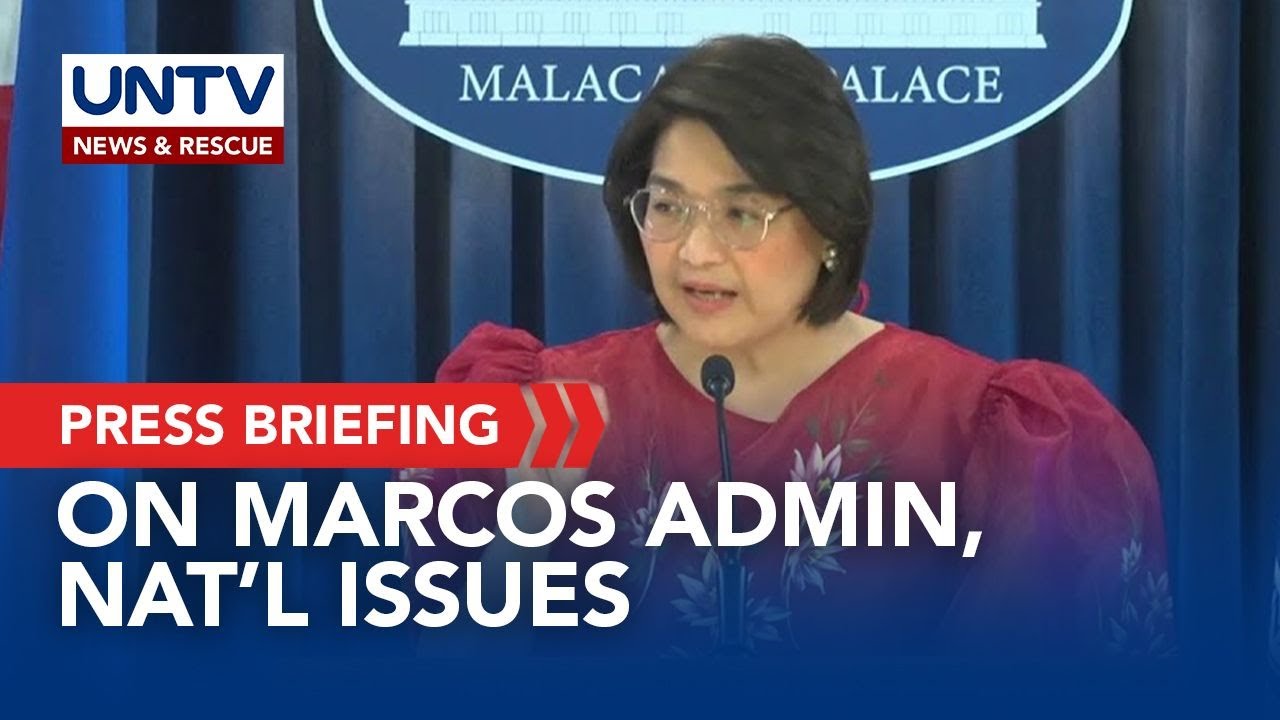 Usec. Claire Castro briefs the press on Marcos Admin concerns I August 27, 2025