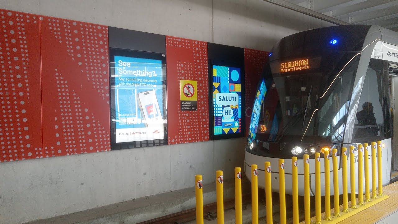 TTC Line 5 Eglinton Time-lapse Kennedy Station to Mount Dennis Station