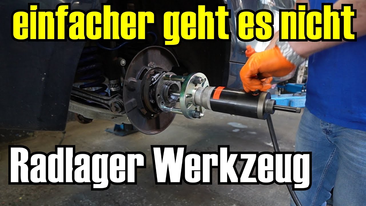 Radlager ganz einfach Wechseln