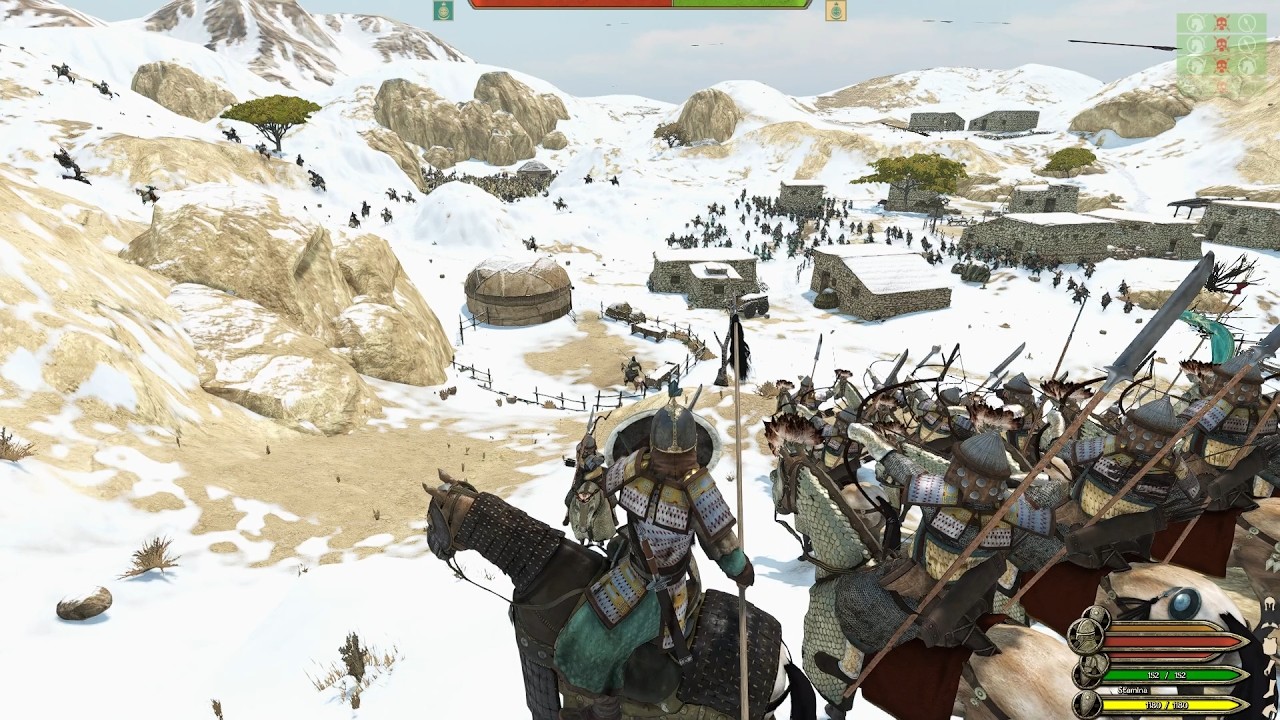 Massacre in the Snow - 300 Imperial Guards Raid a Khuzait Village of 1000 Defenders!