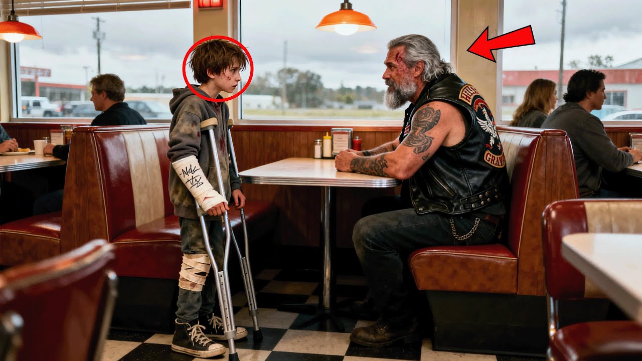 “Can I Sit With You?“ Asked the Limping Boy to the Biker — What He Discovered is Unthinkable
