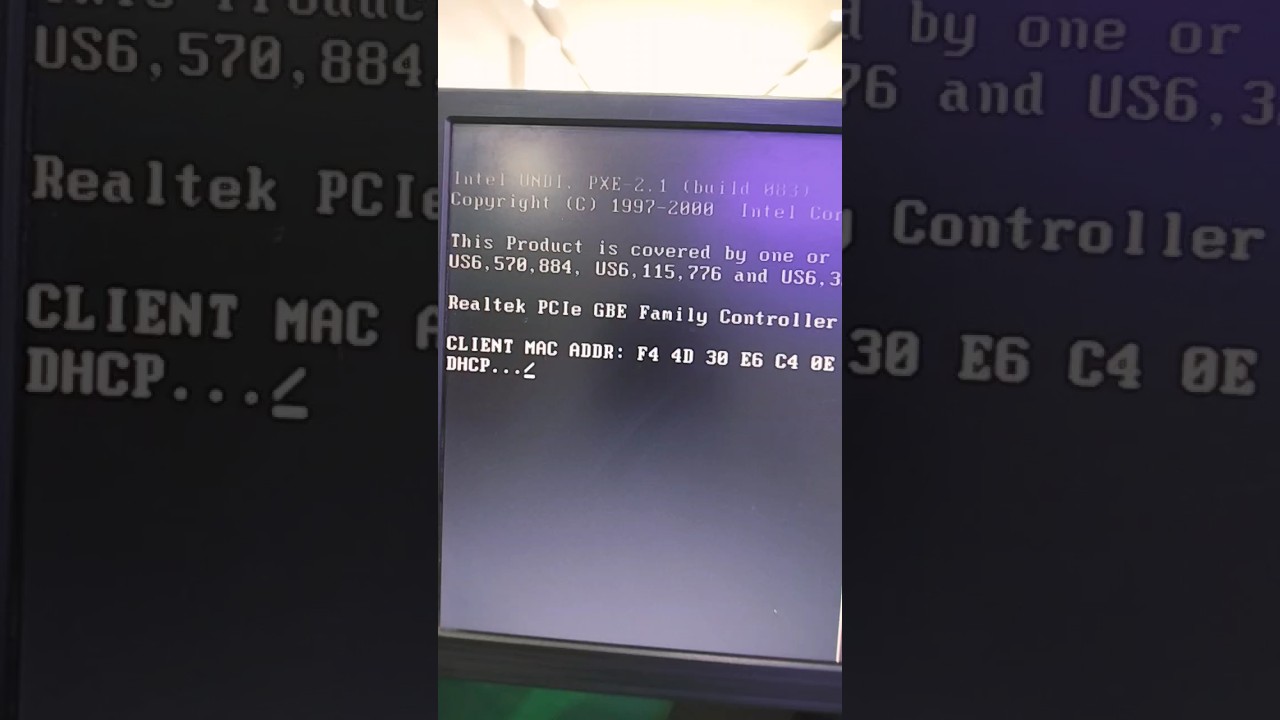 Fix Intel UNDI. PXE-2.1 (build 883)Copyright (C) 1997-2000 Intel CorporationThis Product is covered
