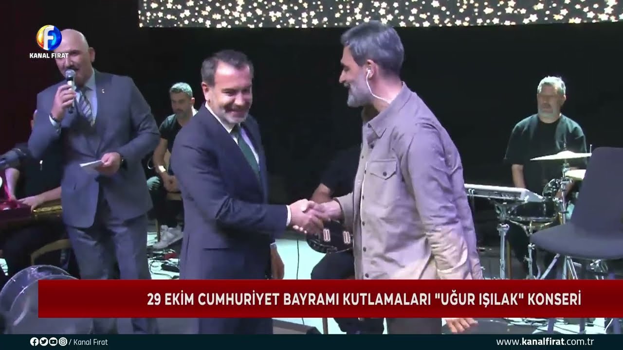 Canlı Yayın Cumhuriyet BayramI Kutlamaları Uğur Işılak Konseri 28 10 2025