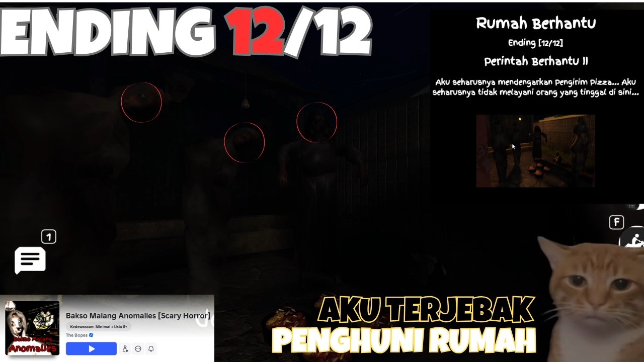 ENDING RUMAH KOSONG TERNYATA!!!!!  -  BAKSO MALANG - Jekyy7 #roblox #baksomalang