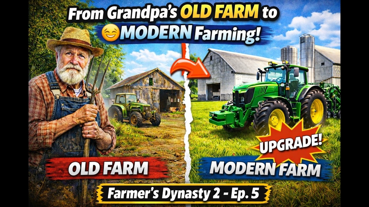 From Grandpa’s Old Farm to MODERN Farming! 🚜 Massive Upgrade | Farmer’s Dynasty 2 Ep. 5