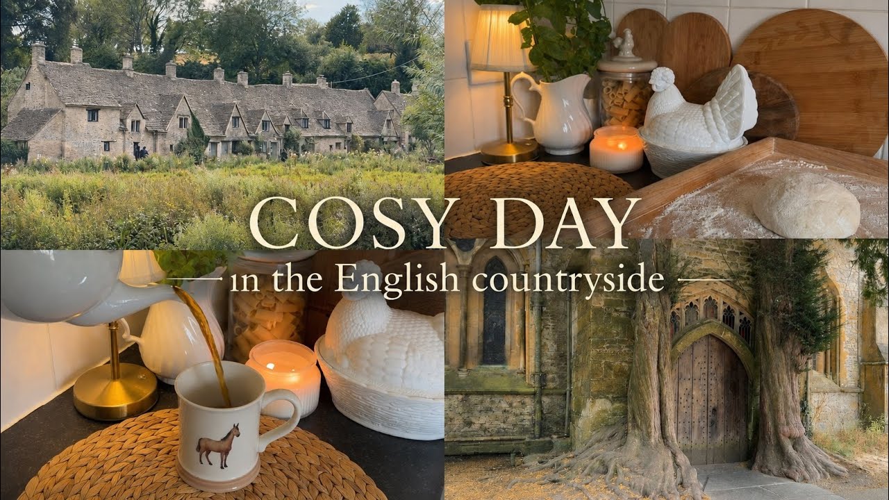 Slow Living in the English Countryside🍂🕯️ | Nature, Tea Rituals, Cozy baking & Cottagecore Living