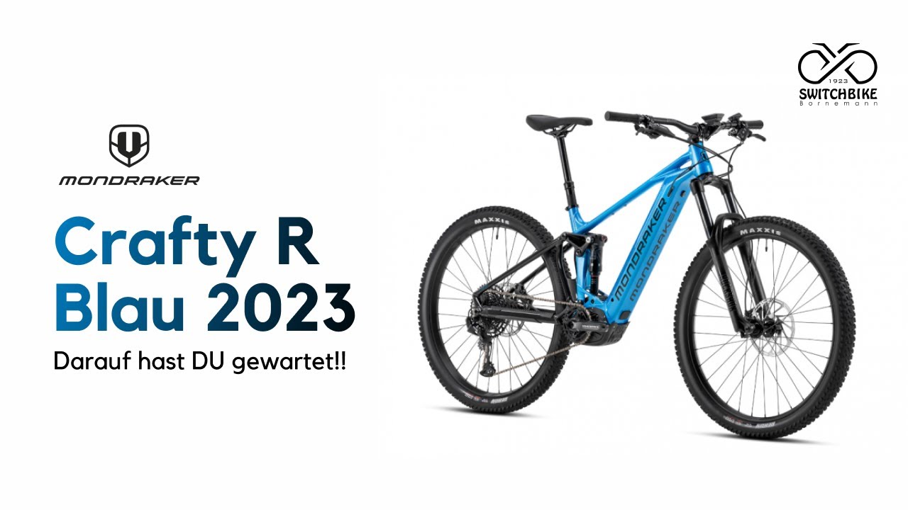 Darauf hast DU gewartet!! Mondraker Crafty R 2023 Blau | Switchbike Bornemann