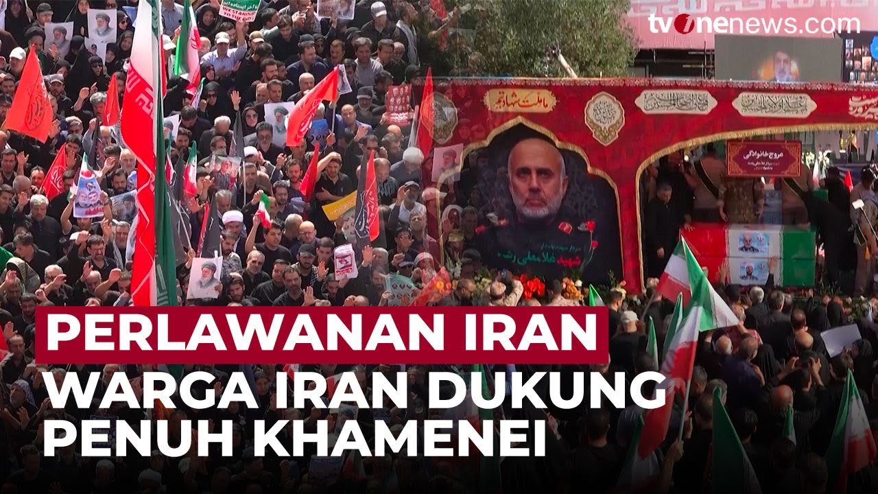 Hadiri Pemakaman Tokoh Iran, Ratusan Ribu Warga Janji Setia ke Khamenei | OneNews Update