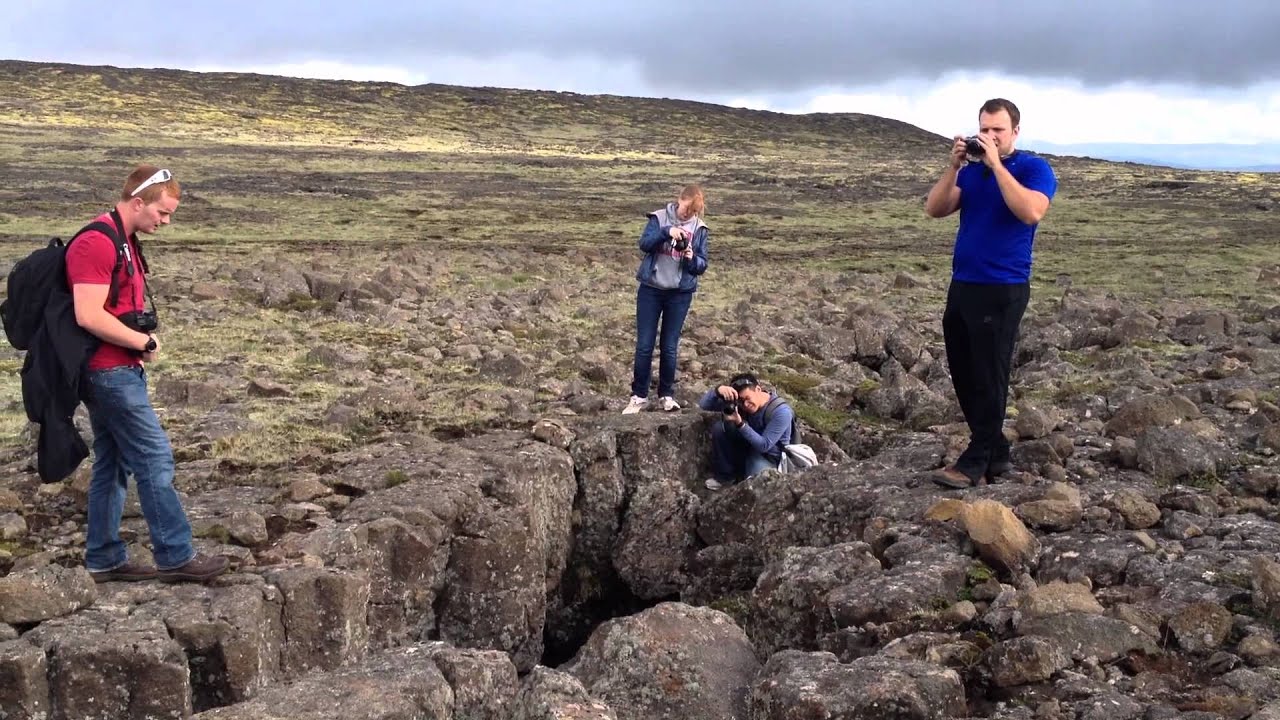 Going Inside the Thrihnukagigur Volcano near Reykjavik Iceland - July 5, 2012