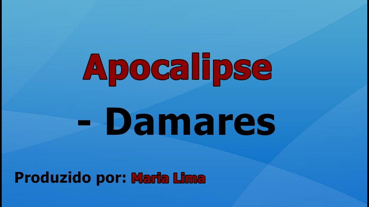 Apocalipse - Damares letra voz e letra