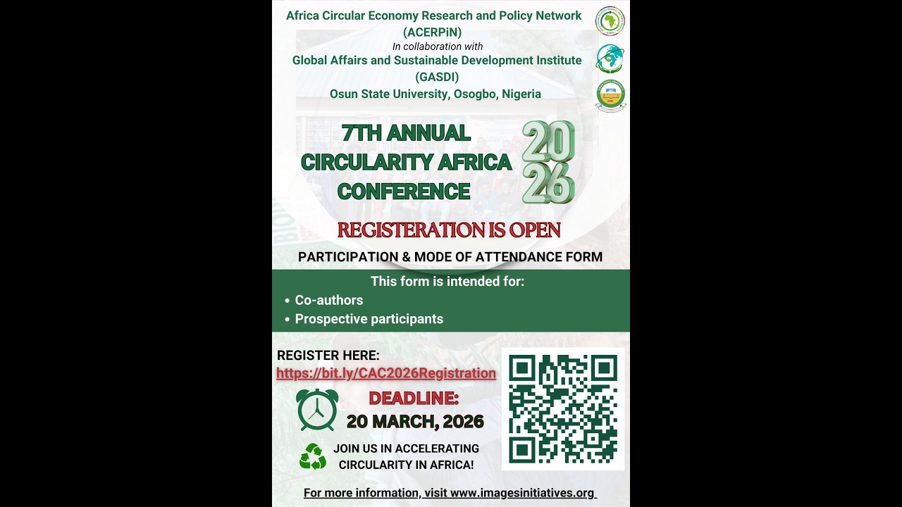 Announcement – 7th Annual Circularity Africa Conference 2026