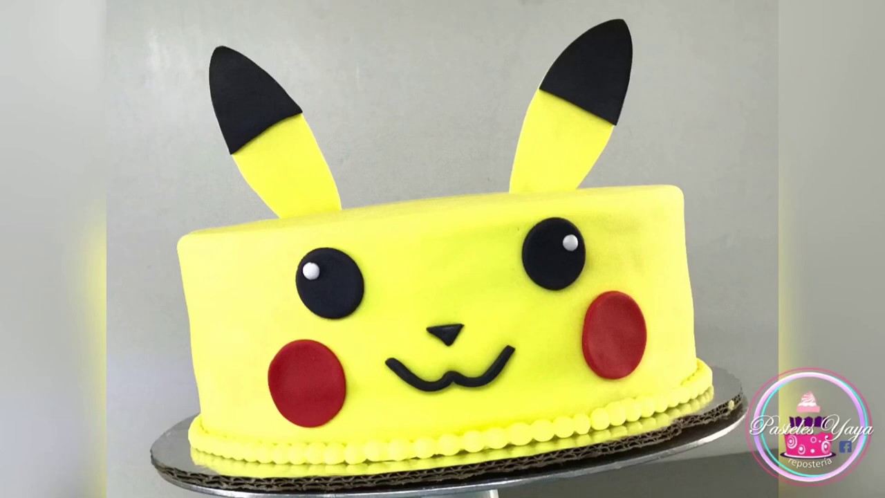 DECORACIÓN DE PASTEL PIKACHU |  PIKACHU CAKE  TUTORIAL