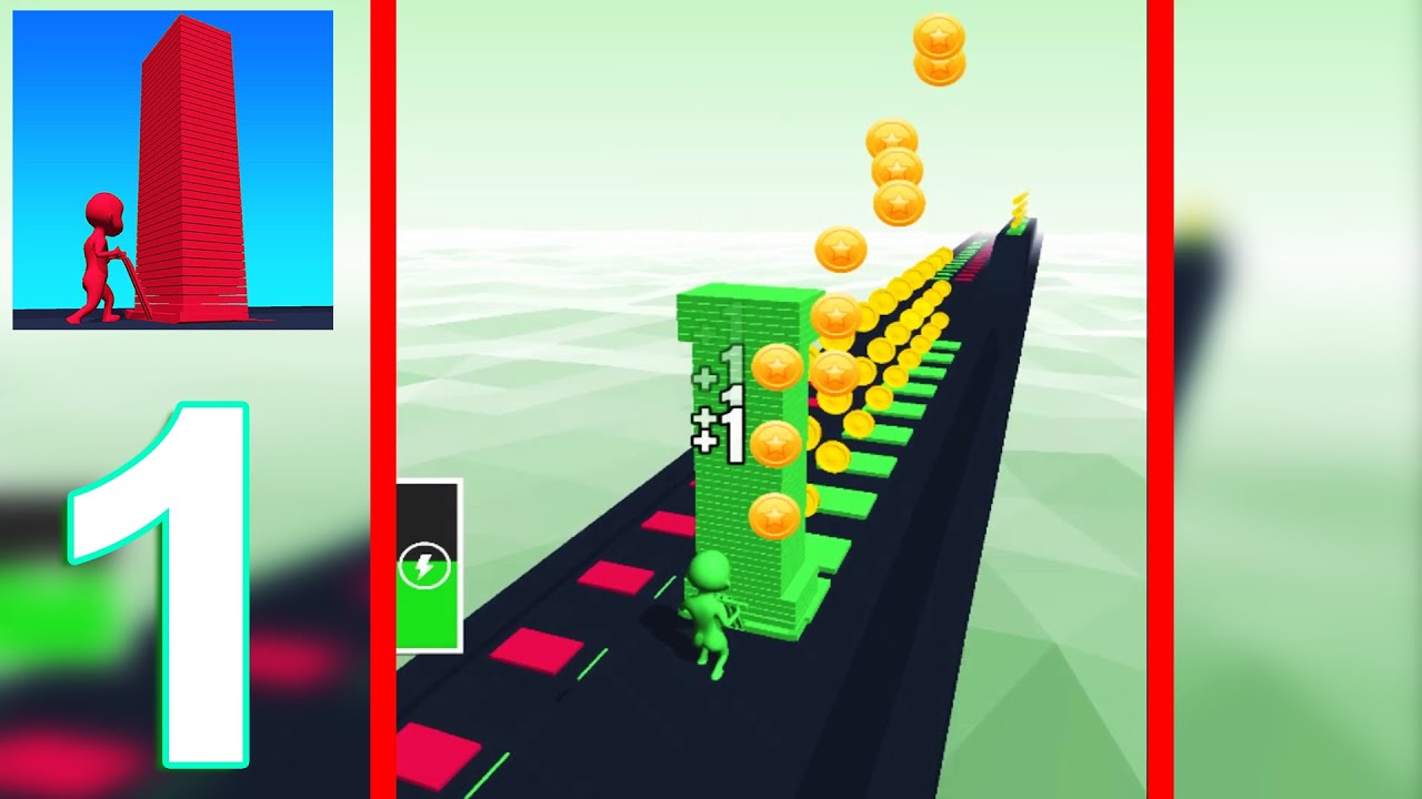 Stack Colors Gameplay Walkthrough Part 1 Level 1-15 (IOS/Android)