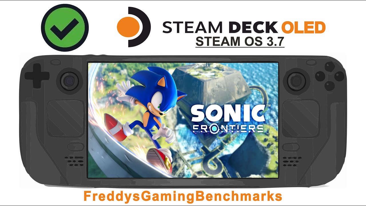 Sonic Frontiers (Test Feb. 2025) on Steam Deck OLED with Steam OS 3.7