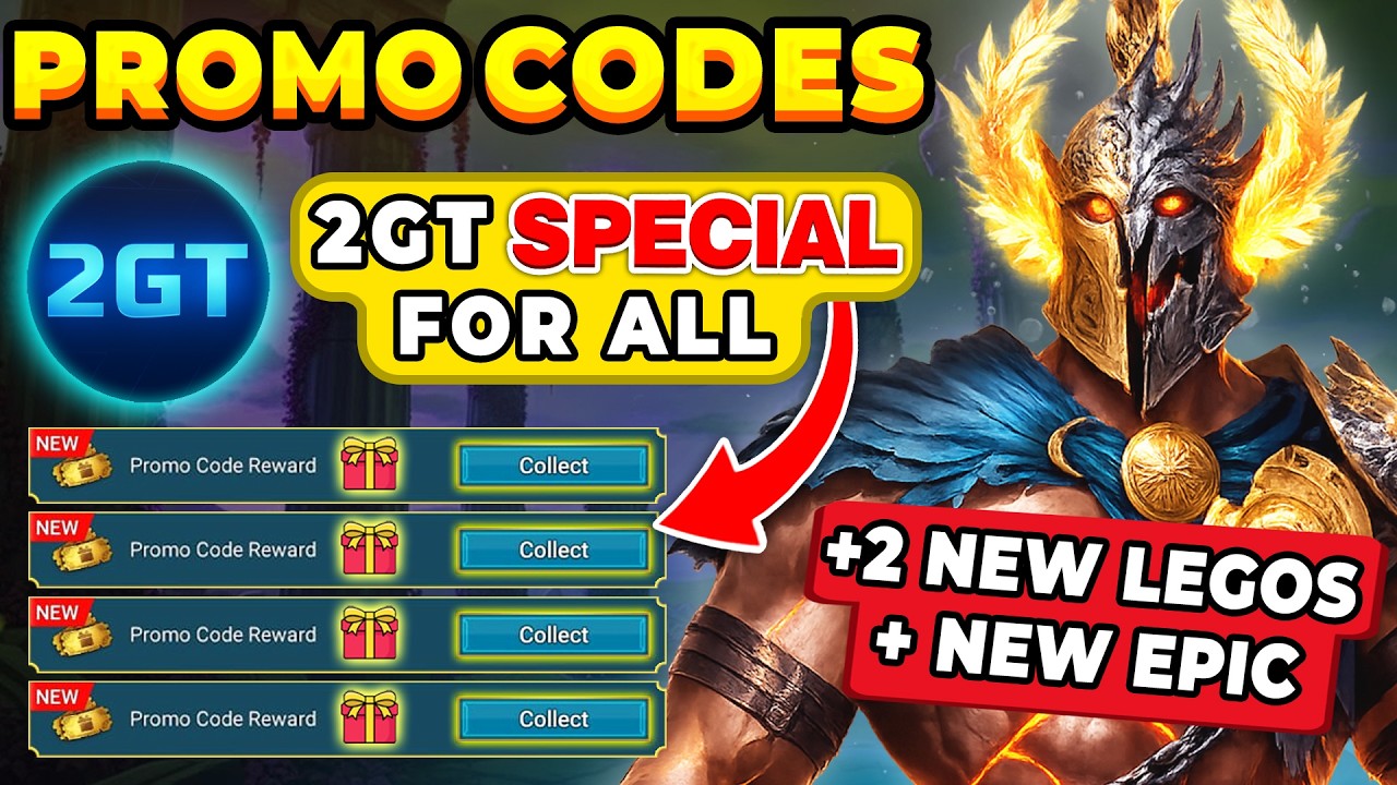 NEW Raid Shadow Legends Promo Code for ALL! 😎 2GT SPRING SPECIAL ☀️ New Free Lego Comin! 🤫