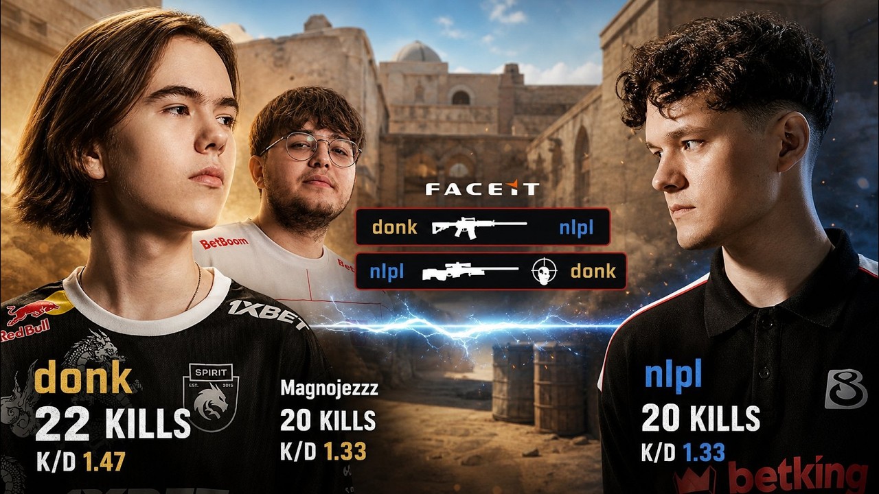 donk & Magnojezzz kontra nIpl & kensizor &mdash; Dust 2 | FACEIT